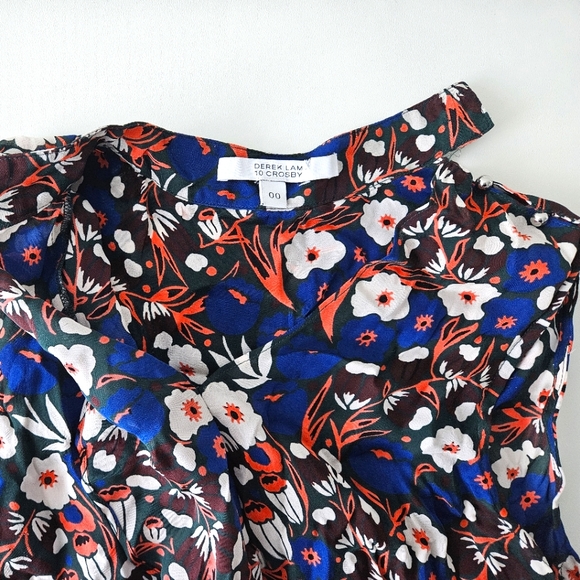 Derek Lam 100% Silk Blouse, Size 00 - Picture 5 of 6